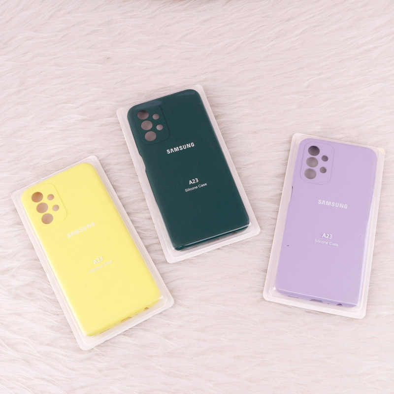 قاب سیلیکونی اصلی زیربسته سامسونگ Galaxy A23 محافظ لنزدار