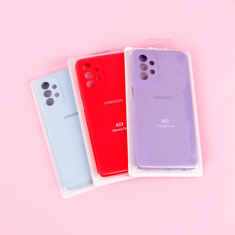 قاب سیلیکونی اصلی زیربسته سامسونگ Galaxy A23 محافظ لنزدار