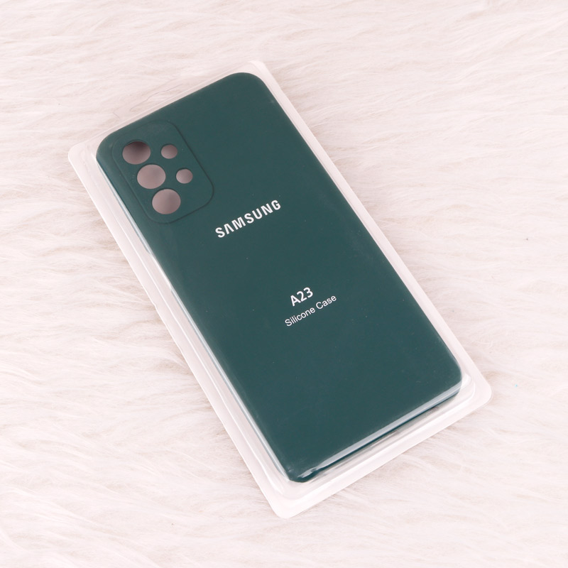 قاب سیلیکونی اصلی زیربسته سامسونگ Galaxy A23 محافظ لنزدار