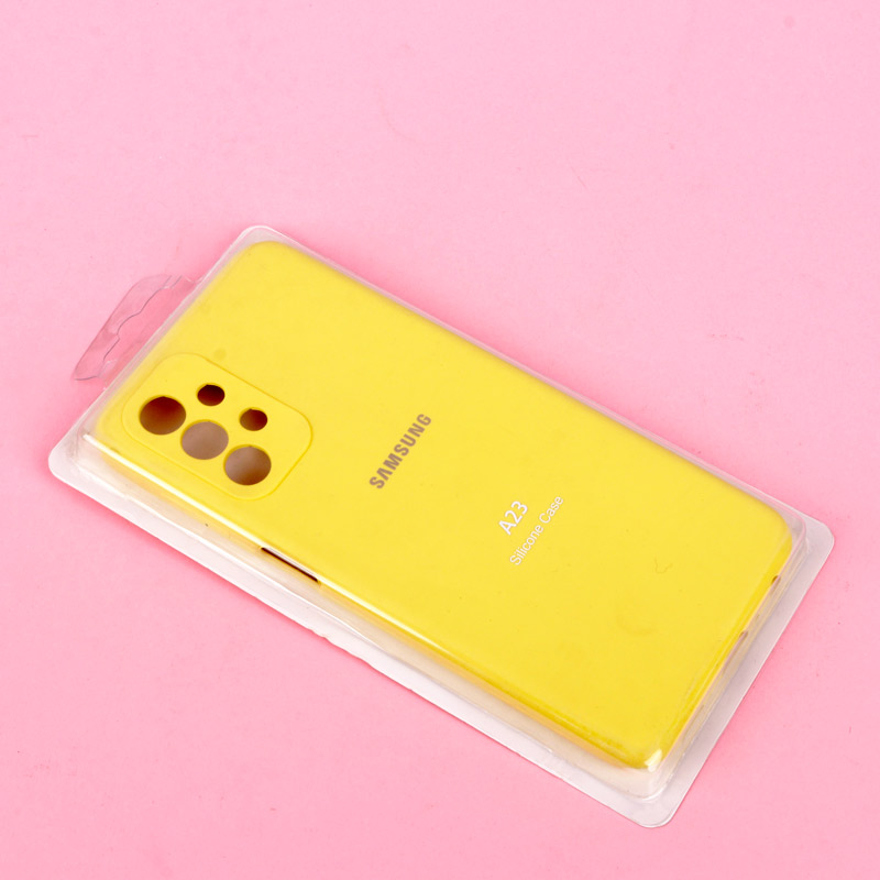 قاب سیلیکونی اصلی زیربسته سامسونگ Galaxy A23 محافظ لنزدار