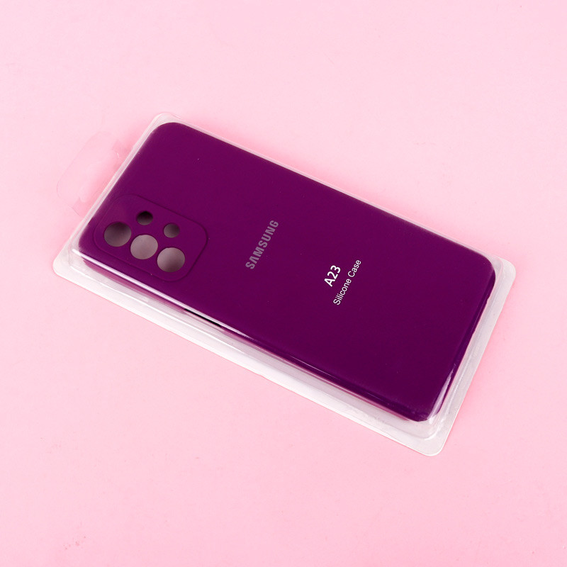 قاب سیلیکونی اصلی زیربسته سامسونگ Galaxy A23 محافظ لنزدار