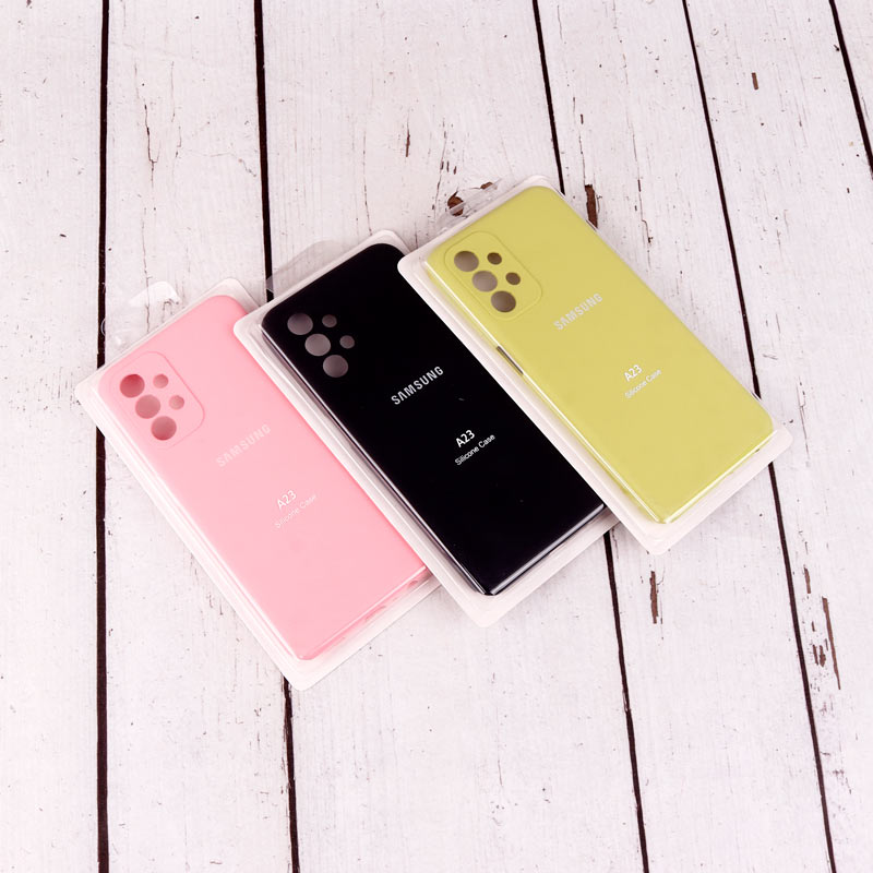 قاب سیلیکونی اصلی زیربسته سامسونگ Galaxy A23 محافظ لنزدار