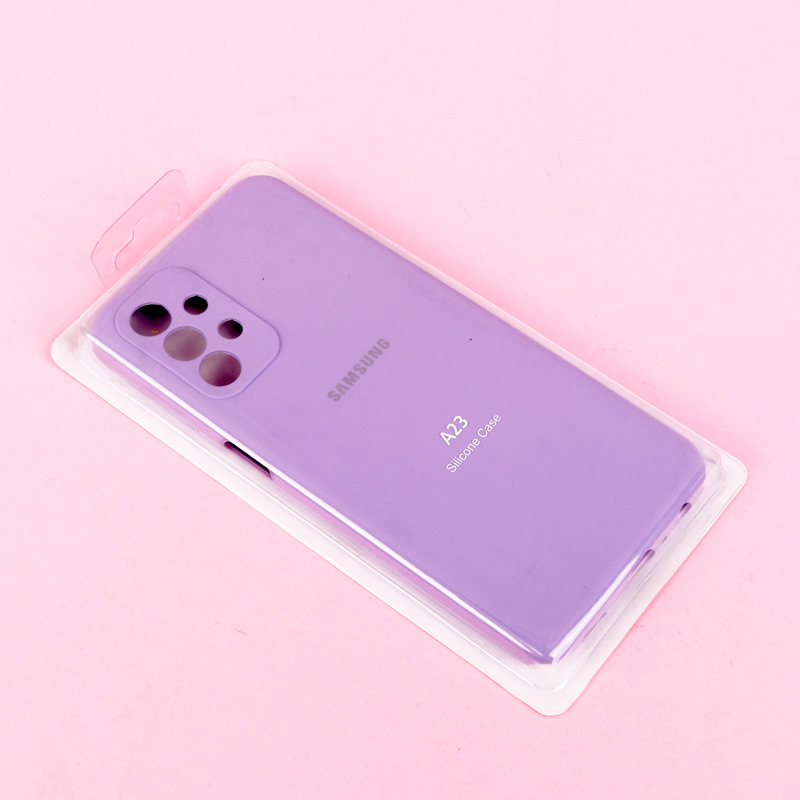 قاب سیلیکونی اصلی زیربسته سامسونگ Galaxy A23 محافظ لنزدار