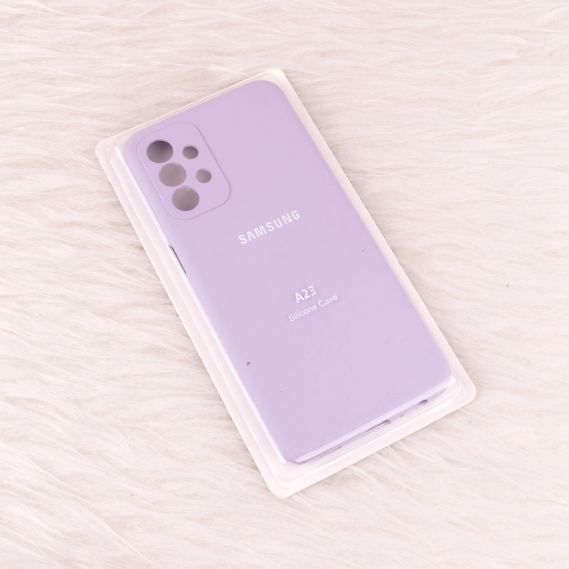 قاب سیلیکونی اصلی زیربسته سامسونگ Galaxy A23 محافظ لنزدار