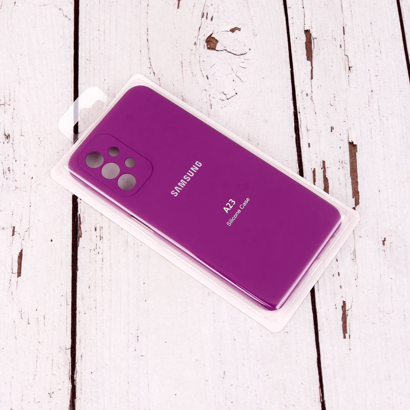 قاب سیلیکونی اصلی زیربسته سامسونگ Galaxy A23 محافظ لنزدار