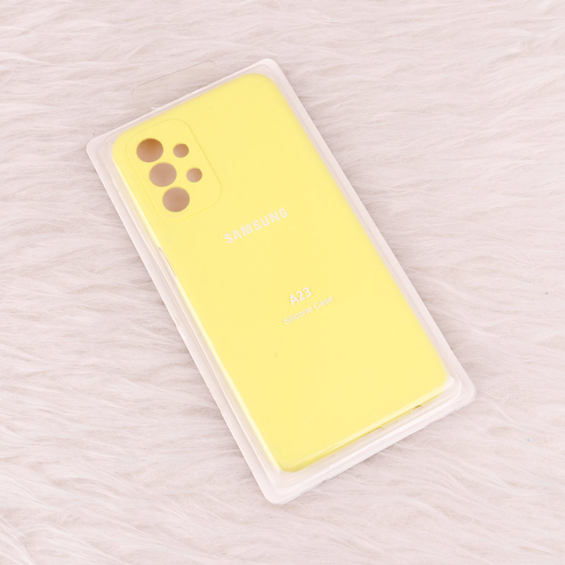 قاب سیلیکونی اصلی زیربسته سامسونگ Galaxy A23 محافظ لنزدار