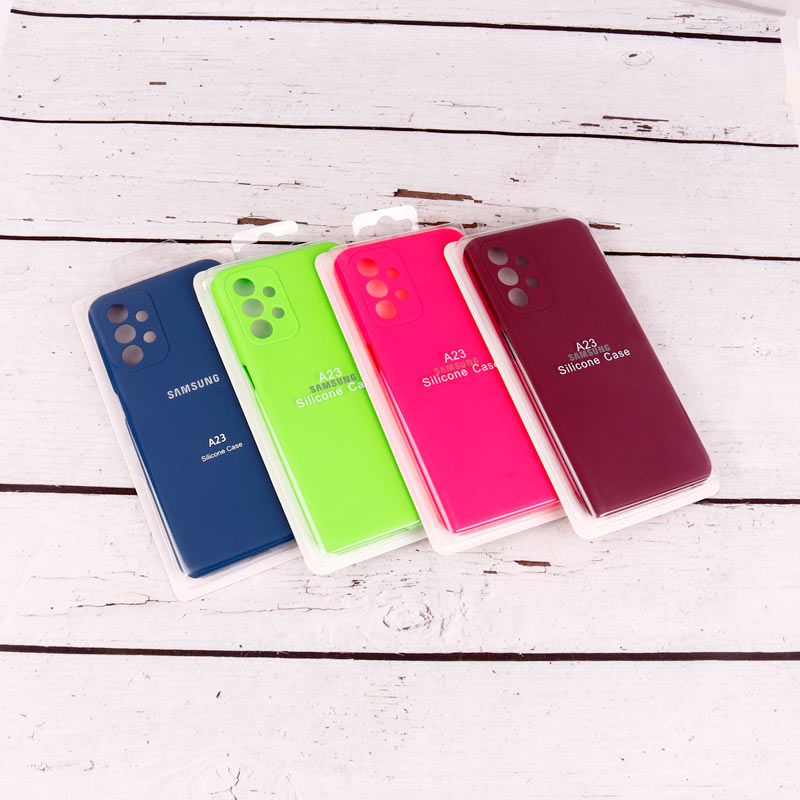 قاب سیلیکونی اصلی زیربسته سامسونگ Galaxy A23 محافظ لنزدار