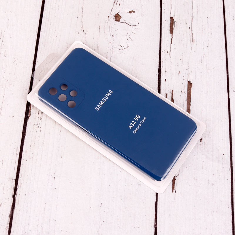 قاب سیلیکونی اصلی زیربسته سامسونگ Galaxy A32 5G محافظ لنزدار