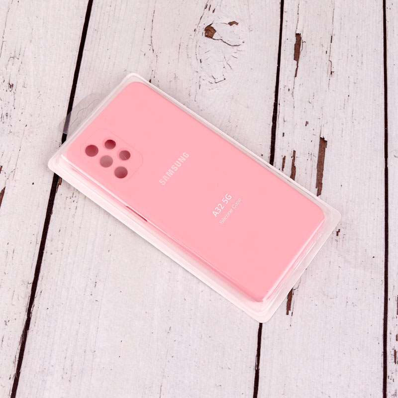 قاب سیلیکونی اصلی زیربسته سامسونگ Galaxy A32 5G محافظ لنزدار