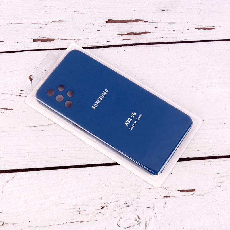 قاب سیلیکونی اصلی زیربسته سامسونگ Galaxy A32 5G محافظ لنزدار