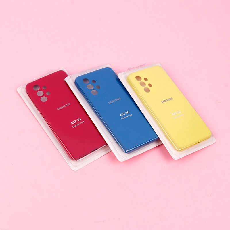قاب سیلیکونی اصلی زیربسته سامسونگ Galaxy A33 5G محافظ لنزدار
