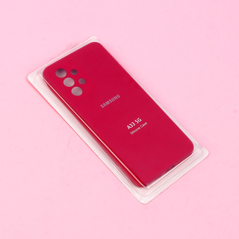 قاب سیلیکونی اصلی زیربسته سامسونگ Galaxy A33 5G محافظ لنزدار
