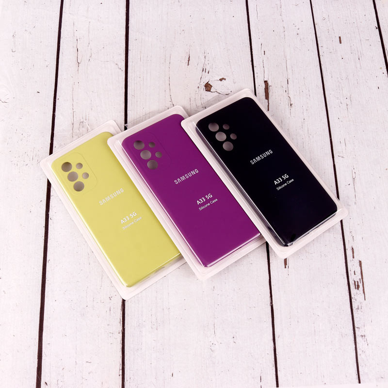 قاب سیلیکونی اصلی زیربسته سامسونگ Galaxy A33 5G محافظ لنزدار