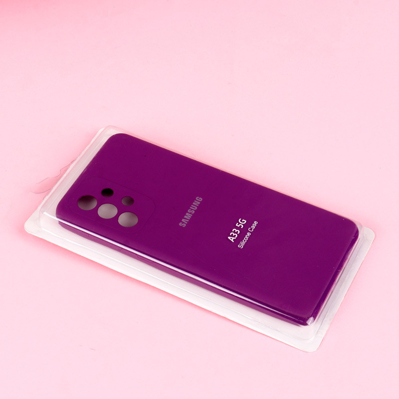 قاب سیلیکونی اصلی زیربسته سامسونگ Galaxy A33 5G محافظ لنزدار