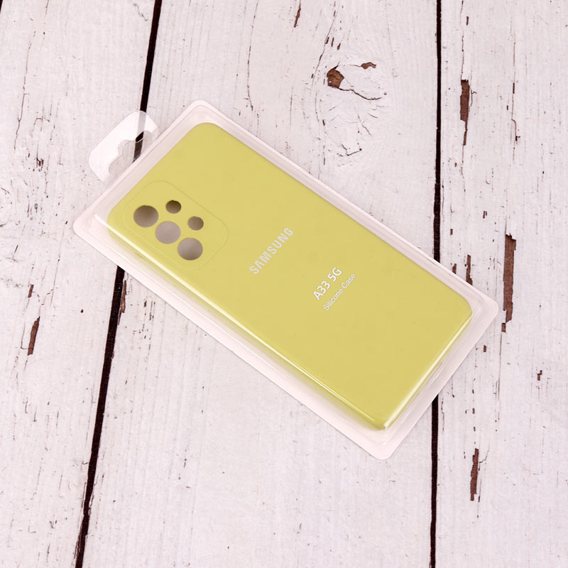 قاب سیلیکونی اصلی زیربسته سامسونگ Galaxy A33 5G محافظ لنزدار