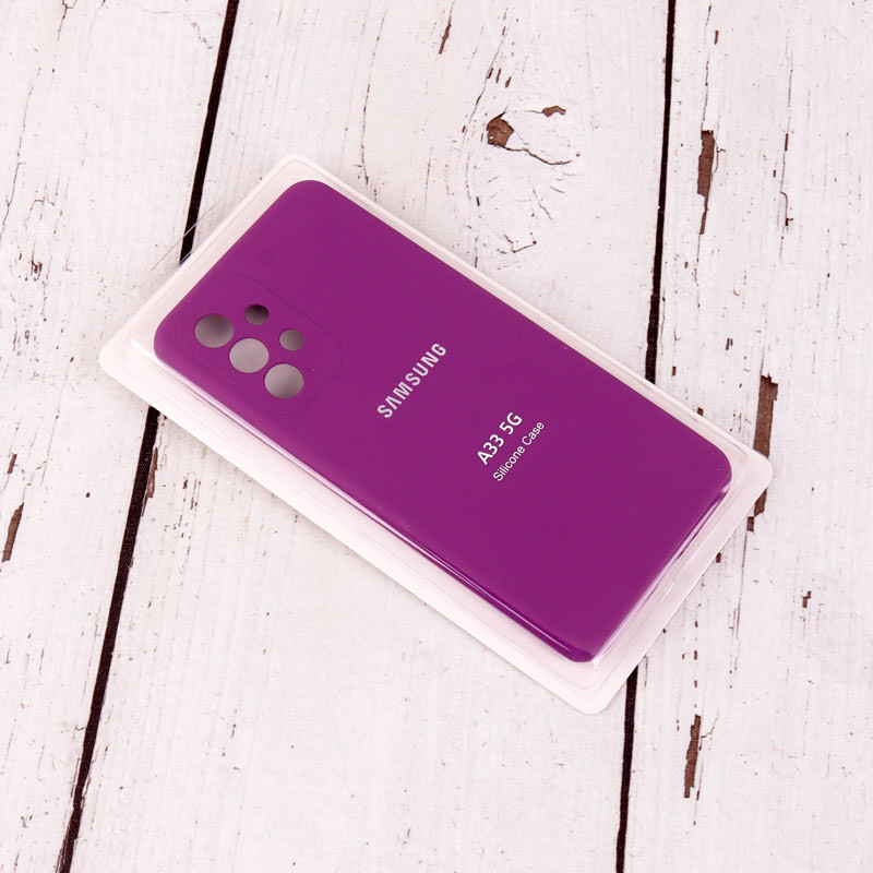 قاب سیلیکونی اصلی زیربسته سامسونگ Galaxy A33 5G محافظ لنزدار