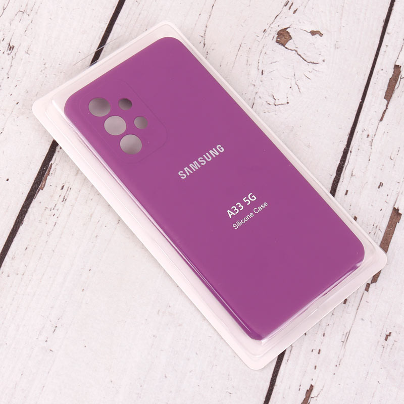 قاب سیلیکونی اصلی زیربسته سامسونگ Galaxy A33 5G محافظ لنزدار