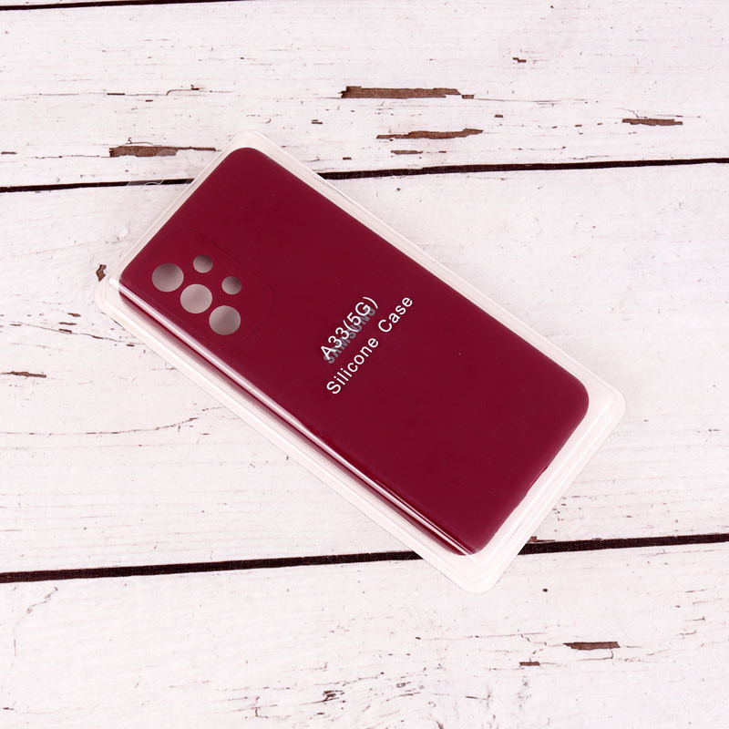 قاب سیلیکونی اصلی زیربسته سامسونگ Galaxy A33 5G محافظ لنزدار