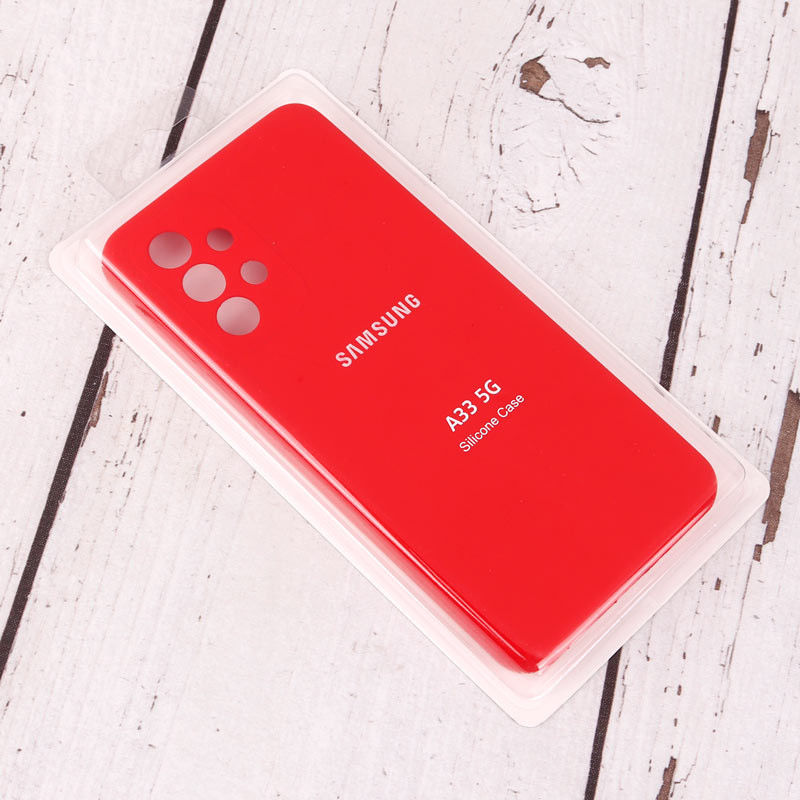 قاب سیلیکونی اصلی زیربسته سامسونگ Galaxy A33 5G محافظ لنزدار