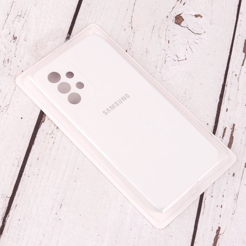 قاب سیلیکونی اصلی زیربسته سامسونگ Galaxy A33 5G محافظ لنزدار