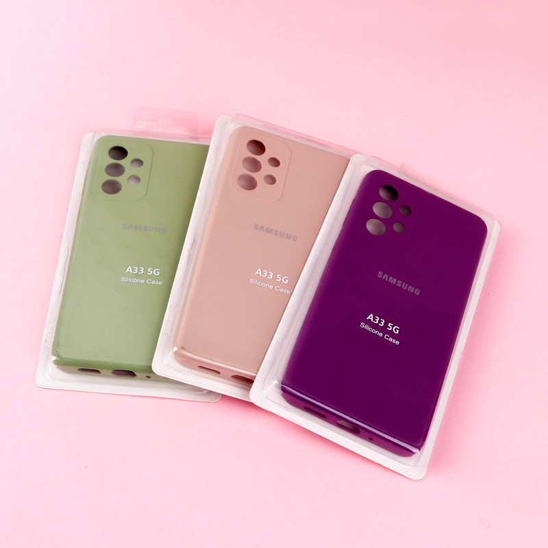 قاب سیلیکونی اصلی زیربسته سامسونگ Galaxy A33 5G محافظ لنزدار