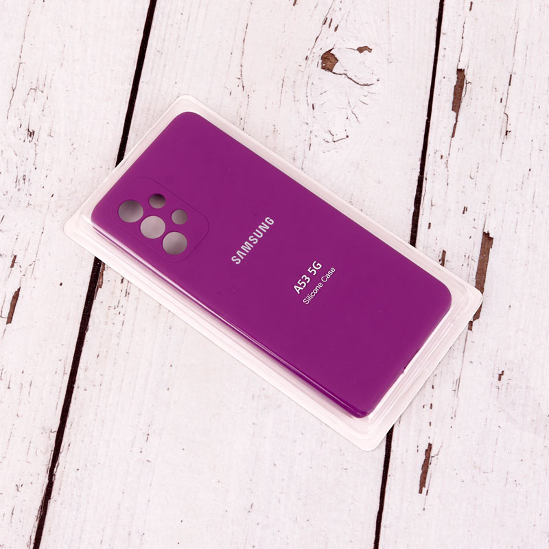 قاب سیلیکونی اصلی زیربسته سامسونگ Galaxy A53 5G محافظ لنزدار