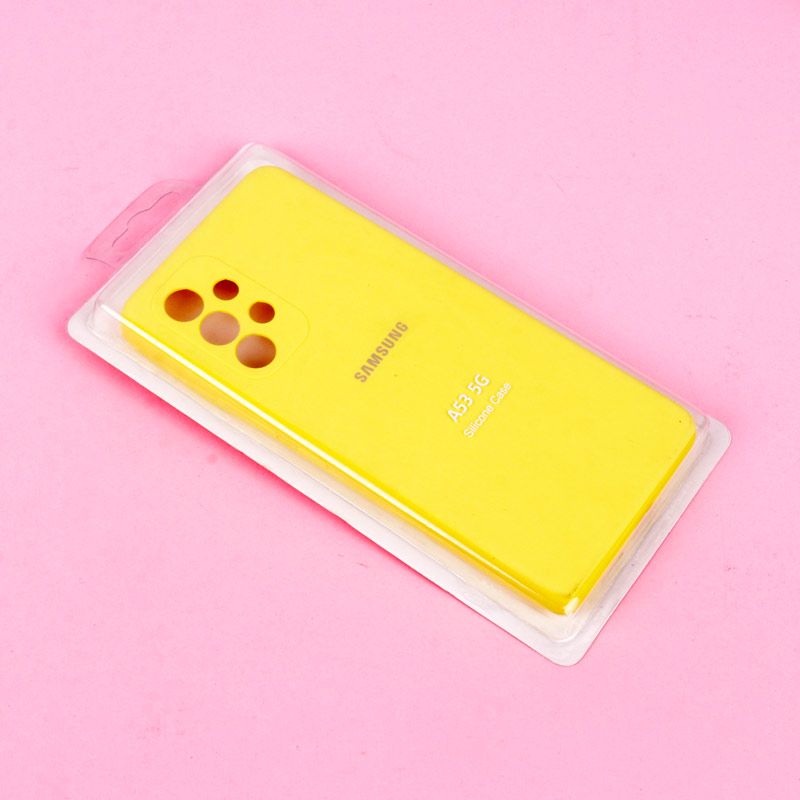 قاب سیلیکونی اصلی زیربسته سامسونگ Galaxy A53 5G محافظ لنزدار
