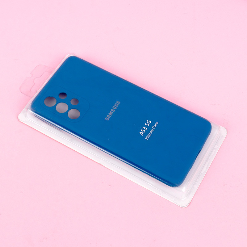 قاب سیلیکونی اصلی زیربسته سامسونگ Galaxy A53 5G محافظ لنزدار