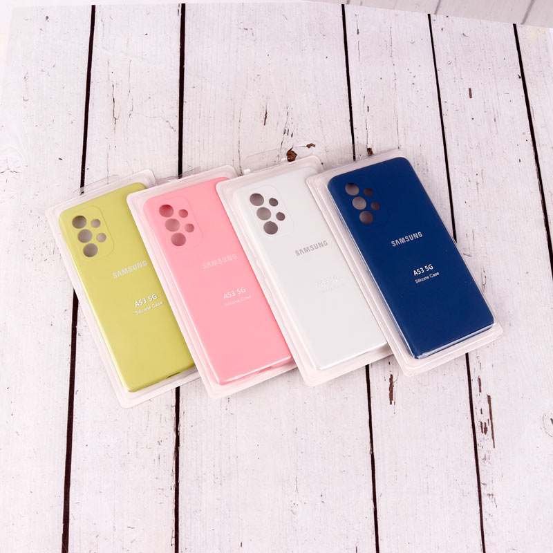 قاب سیلیکونی اصلی زیربسته سامسونگ Galaxy A53 5G محافظ لنزدار