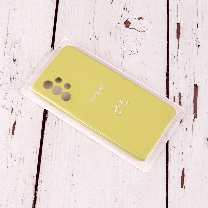 قاب سیلیکونی اصلی زیربسته سامسونگ Galaxy A53 5G محافظ لنزدار