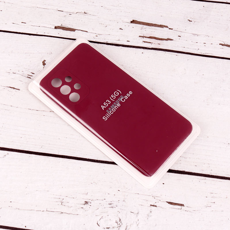 قاب سیلیکونی اصلی زیربسته سامسونگ Galaxy A53 5G محافظ لنزدار