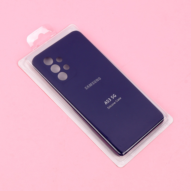 قاب سیلیکونی اصلی زیربسته سامسونگ Galaxy A53 5G محافظ لنزدار