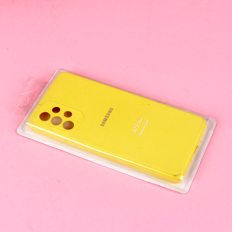 قاب سیلیکونی اصلی زیربسته سامسونگ Galaxy A73 محافظ لنزدار