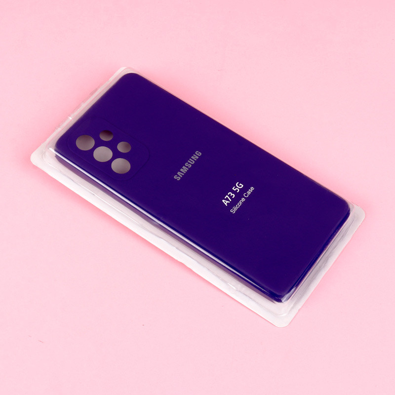 قاب سیلیکونی اصلی زیربسته سامسونگ Galaxy A73 محافظ لنزدار