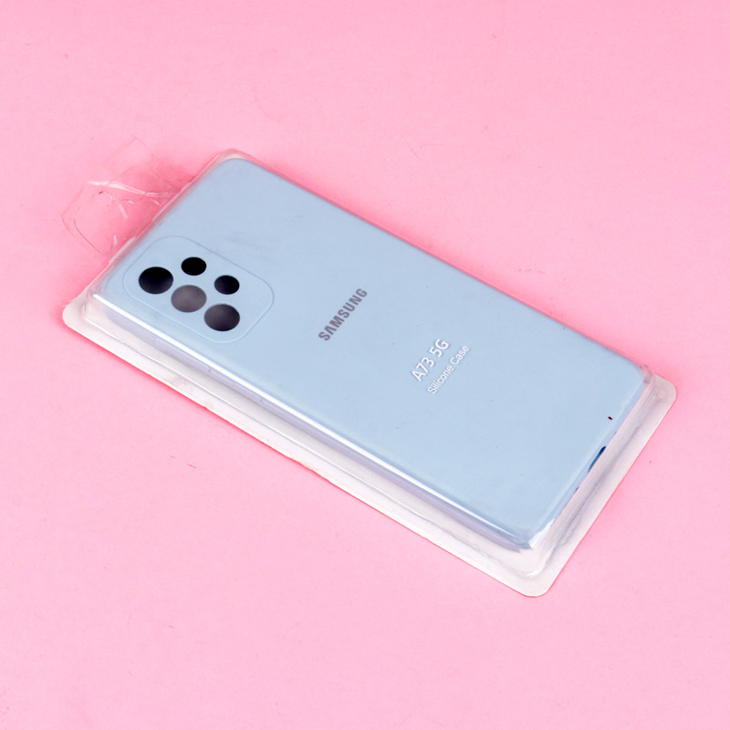قاب سیلیکونی اصلی زیربسته سامسونگ Galaxy A73 محافظ لنزدار