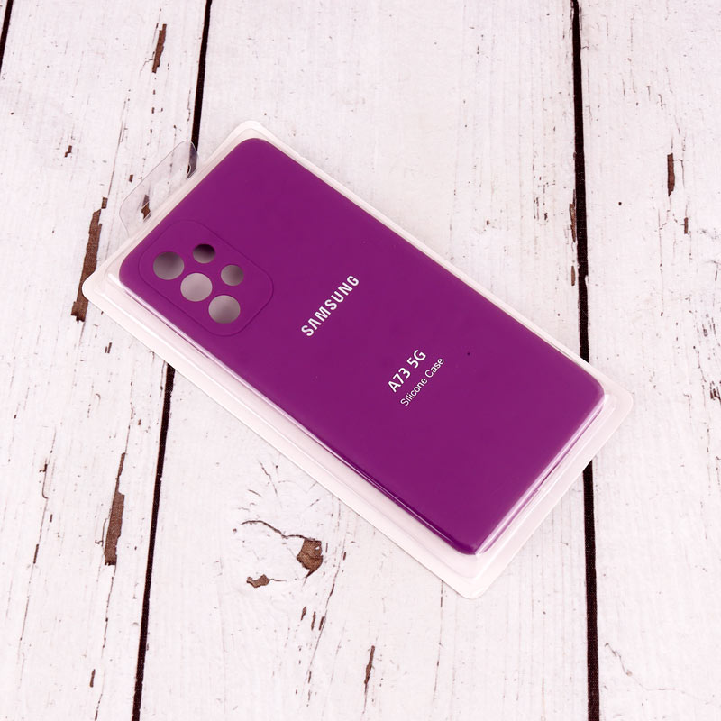 قاب سیلیکونی اصلی زیربسته سامسونگ Galaxy A73 محافظ لنزدار