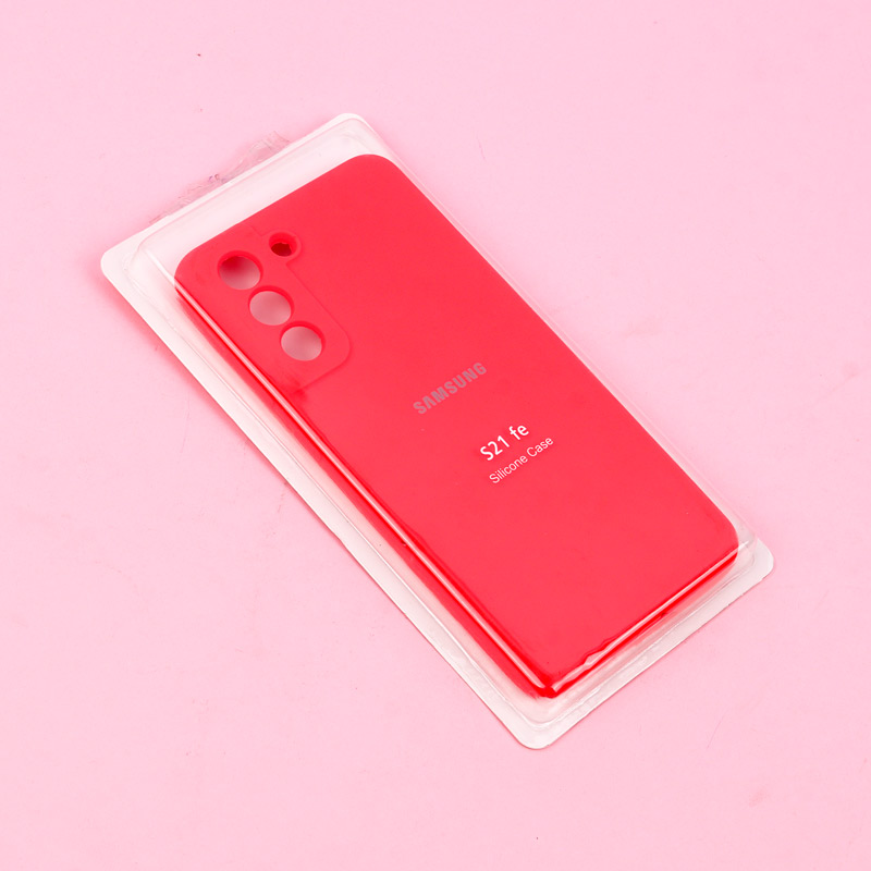 قاب سیلیکونی اصلی زیربسته سامسونگ Galaxy S21 FE 5G محافظ لنزدار