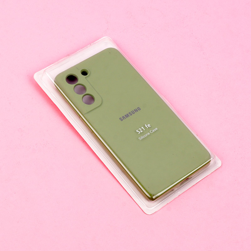 قاب سیلیکونی اصلی زیربسته سامسونگ Galaxy S21 FE 5G محافظ لنزدار