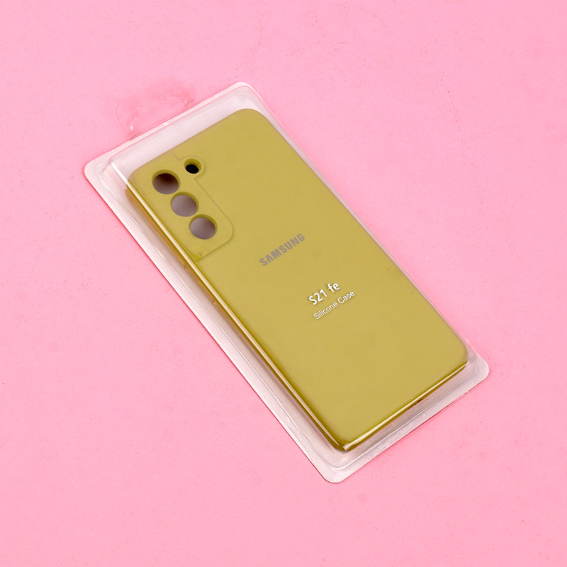 قاب سیلیکونی اصلی زیربسته سامسونگ Galaxy S21 FE 5G محافظ لنزدار