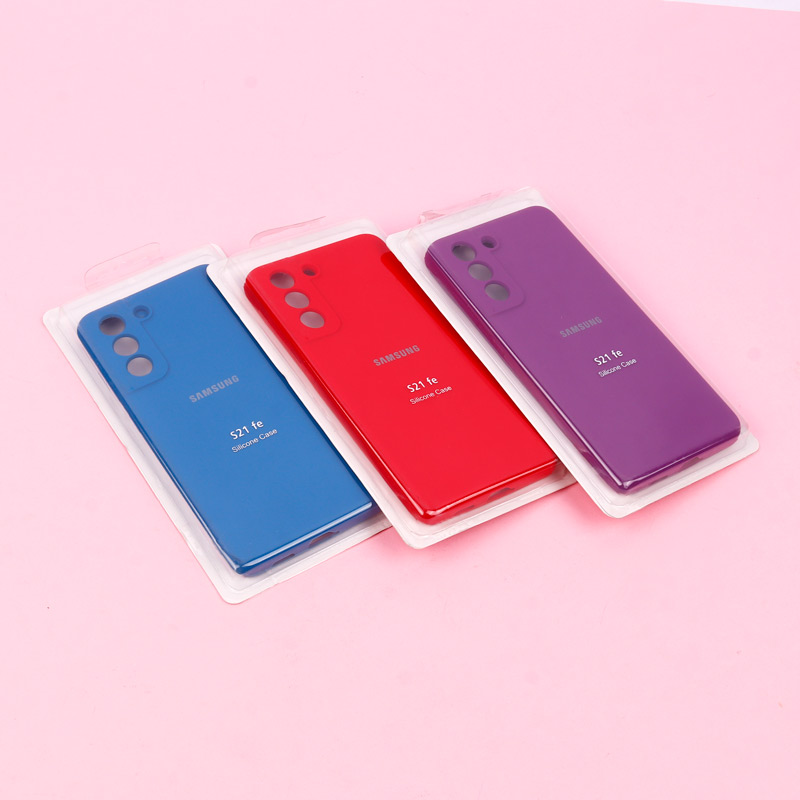 قاب سیلیکونی اصلی زیربسته سامسونگ Galaxy S21 FE 5G محافظ لنزدار