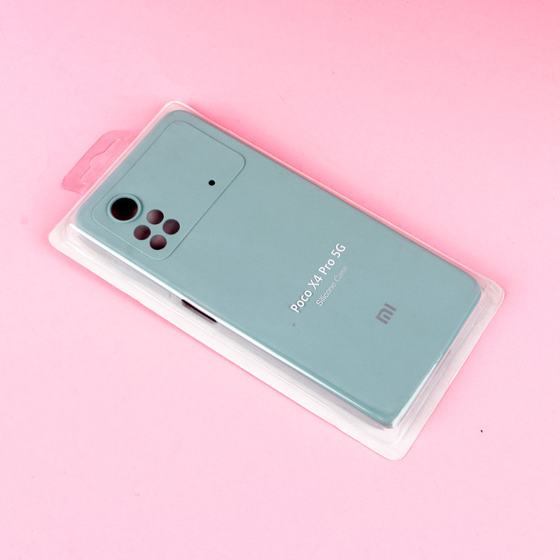 قاب سیلیکونی اصلی زیربسته شیائومی Poco X4 Pro 5G محافظ لنزدار