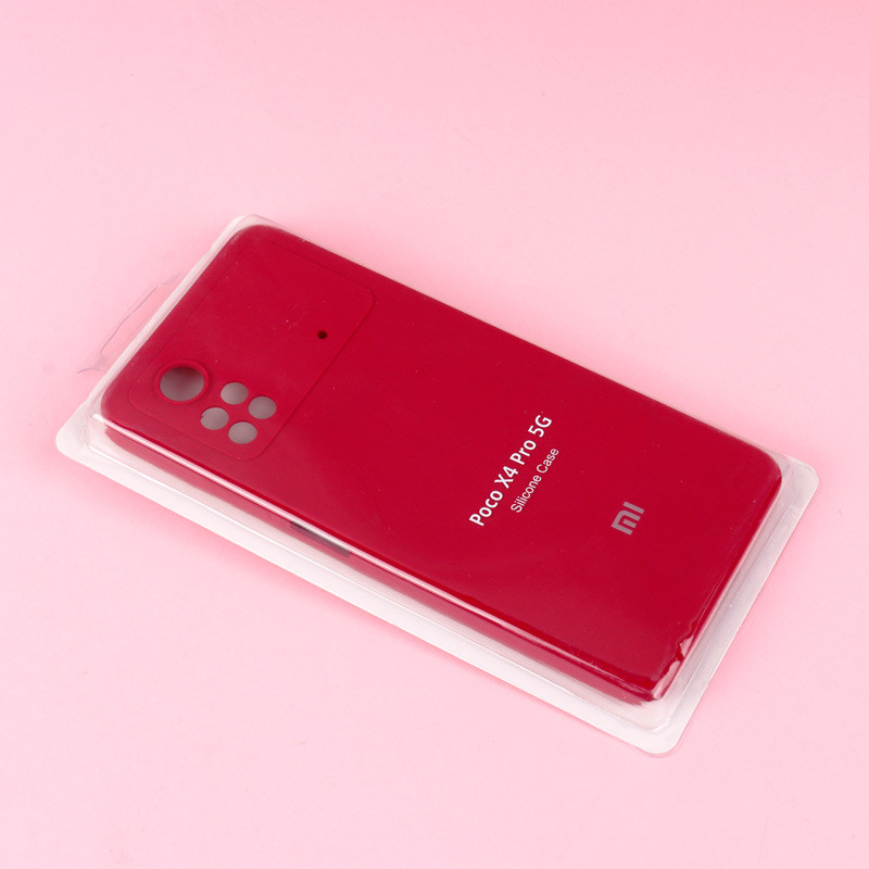 قاب سیلیکونی اصلی زیربسته شیائومی Poco X4 Pro 5G محافظ لنزدار