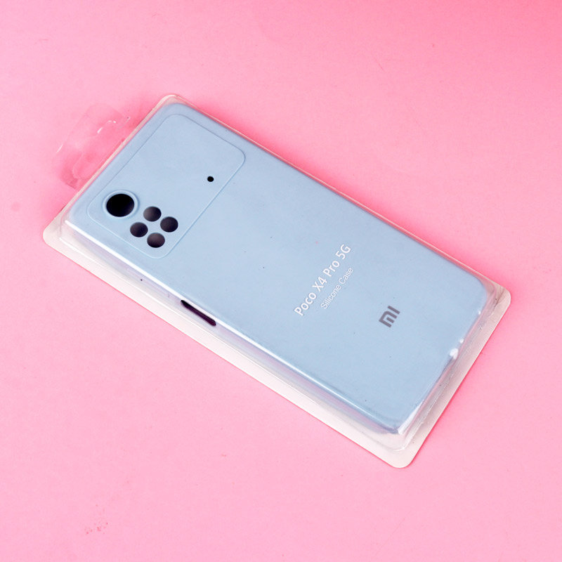 قاب سیلیکونی اصلی زیربسته شیائومی Poco X4 Pro 5G محافظ لنزدار