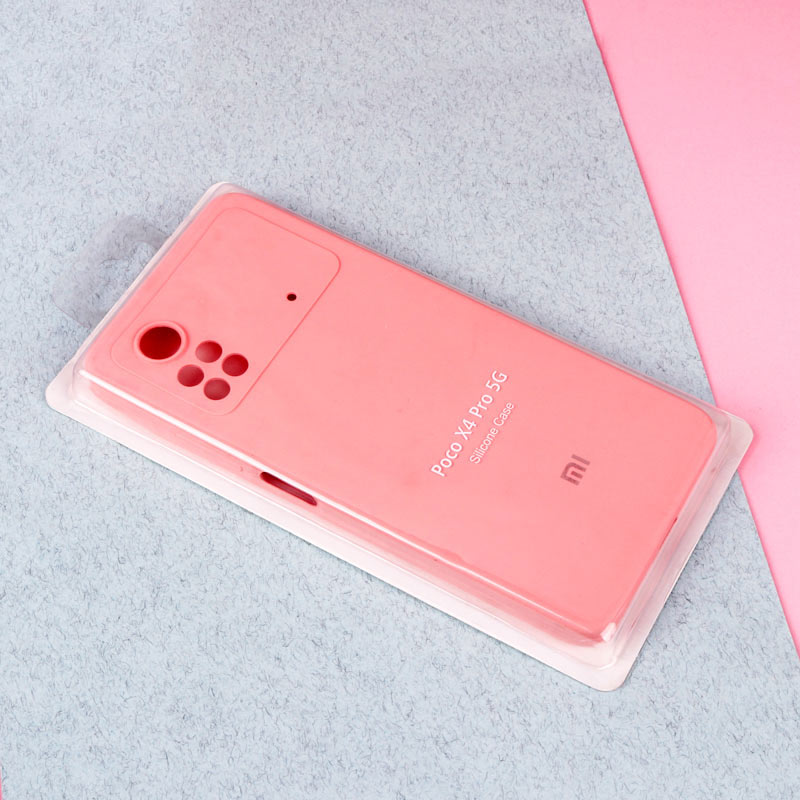 قاب سیلیکونی اصلی زیربسته شیائومی Poco X4 Pro 5G محافظ لنزدار