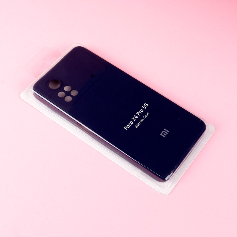 قاب سیلیکونی اصلی زیربسته شیائومی Poco X4 Pro 5G محافظ لنزدار