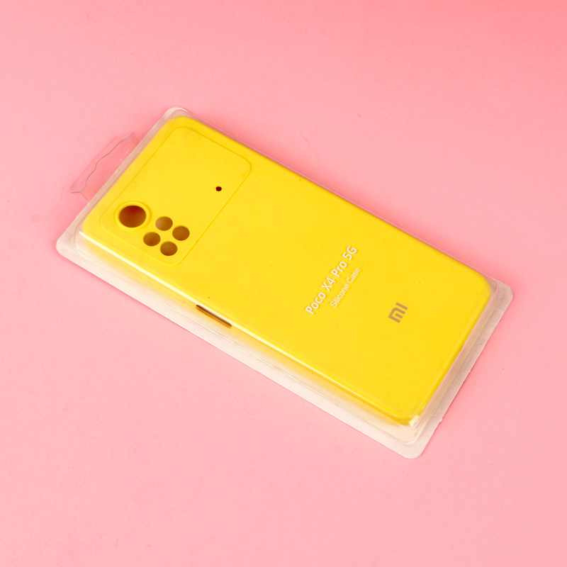 قاب سیلیکونی اصلی زیربسته شیائومی Poco X4 Pro 5G محافظ لنزدار