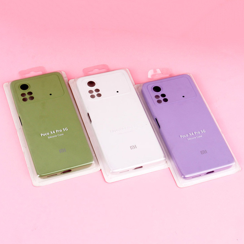 قاب سیلیکونی اصلی زیربسته شیائومی Poco X4 Pro 5G محافظ لنزدار