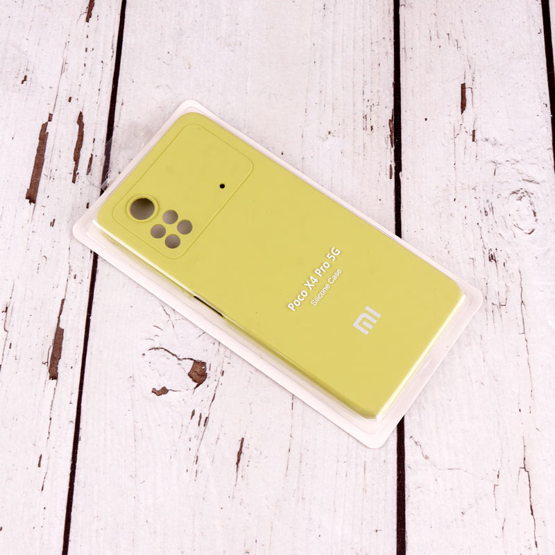 قاب سیلیکونی اصلی زیربسته شیائومی Poco X4 Pro 5G محافظ لنزدار