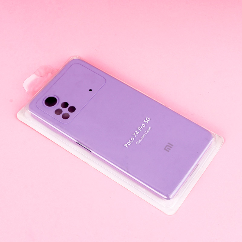 قاب سیلیکونی اصلی زیربسته شیائومی Poco X4 Pro 5G محافظ لنزدار
