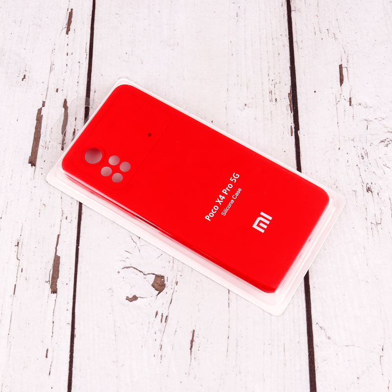 قاب سیلیکونی اصلی زیربسته شیائومی Poco X4 Pro 5G محافظ لنزدار